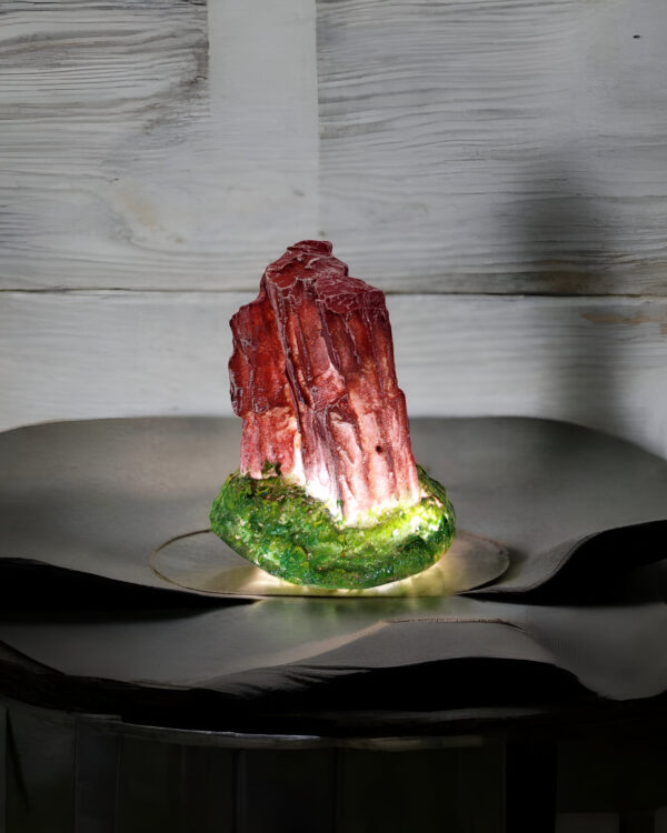 Mini Stone Lamp ( RED )