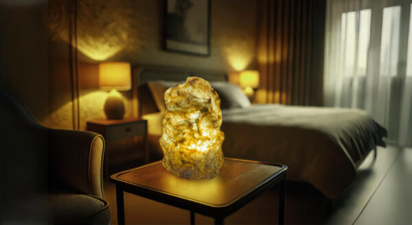 Big Stone Lamp ( Yellow ) - Image 2