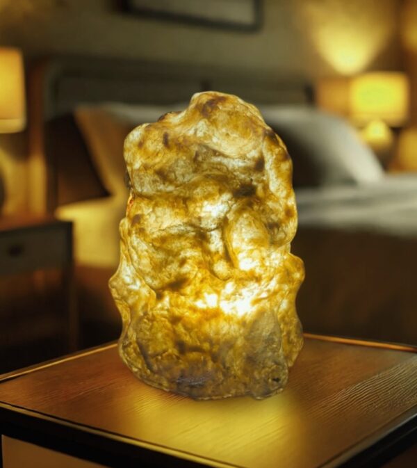 Big Stone Lamp ( Yellow )