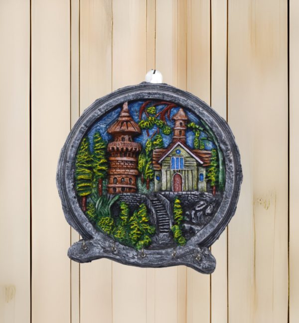 Golden House Key Holder