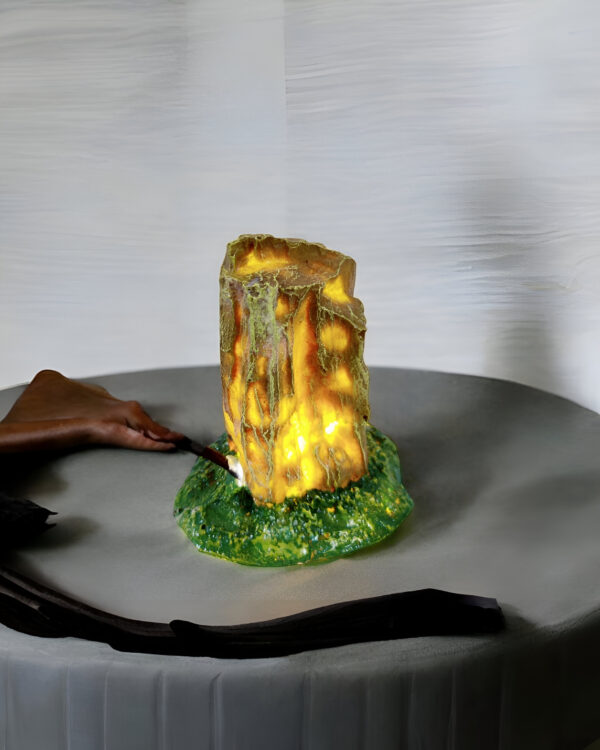 Mini Stone Lamp ( Yellow ) - Image 3